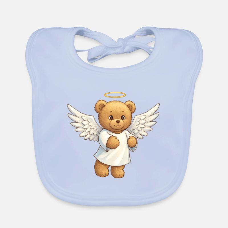 Teddybär Engel Baby Bio-Lätzchen