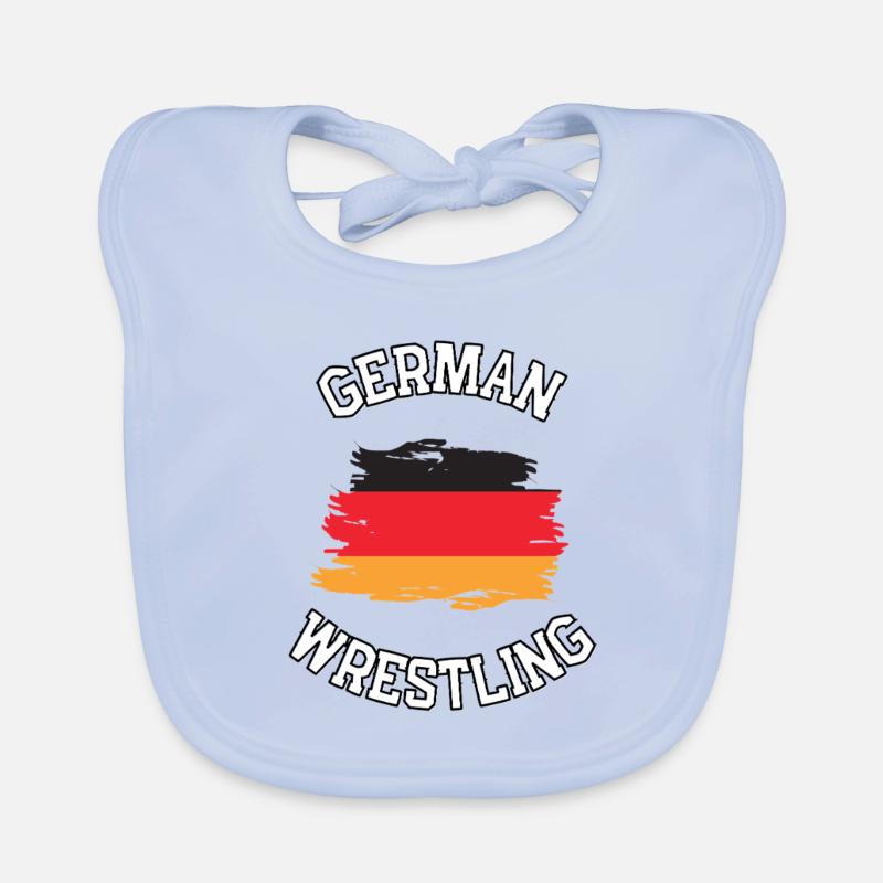 German Wrestling Baby Bio-Lätzchen