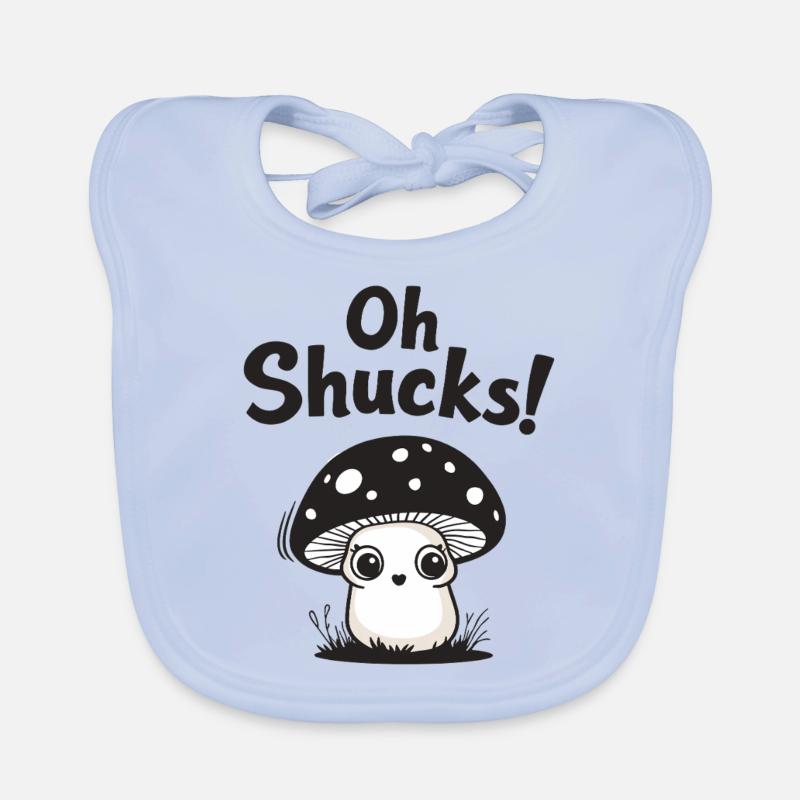 Oh ! Champignon doux Bavoir bio Bébé