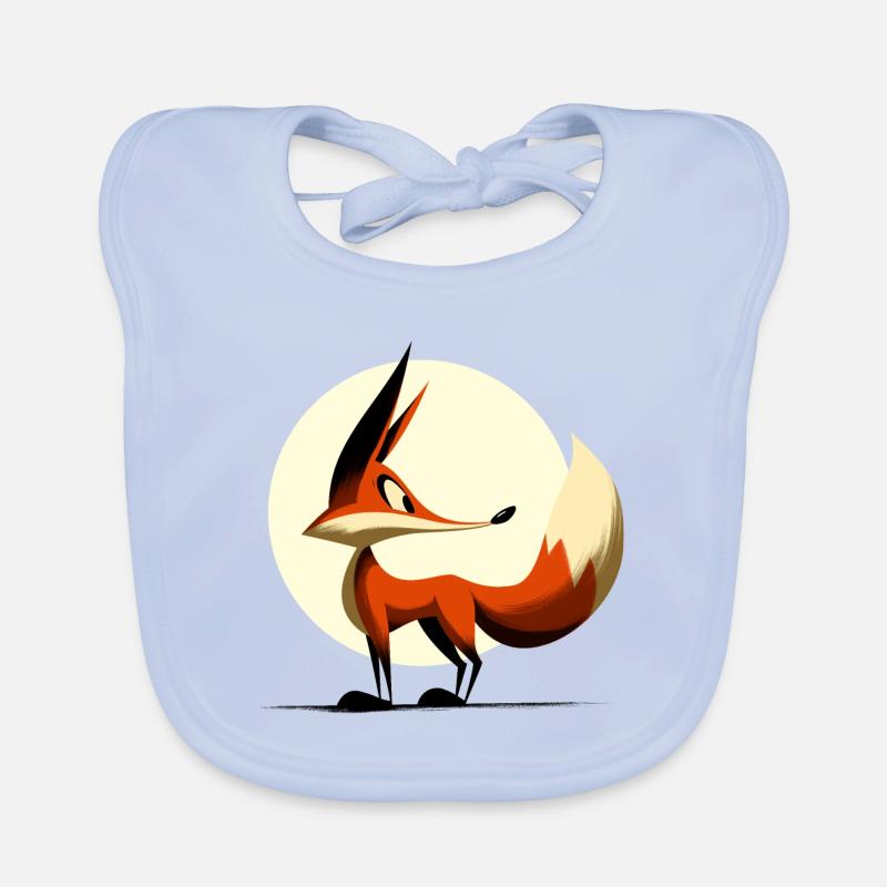 Vilain renard Bavoir bio Bébé