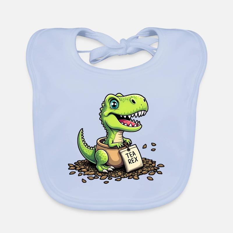 Tea Rex Dinosaurier Tee Baby Bio-Lätzchen