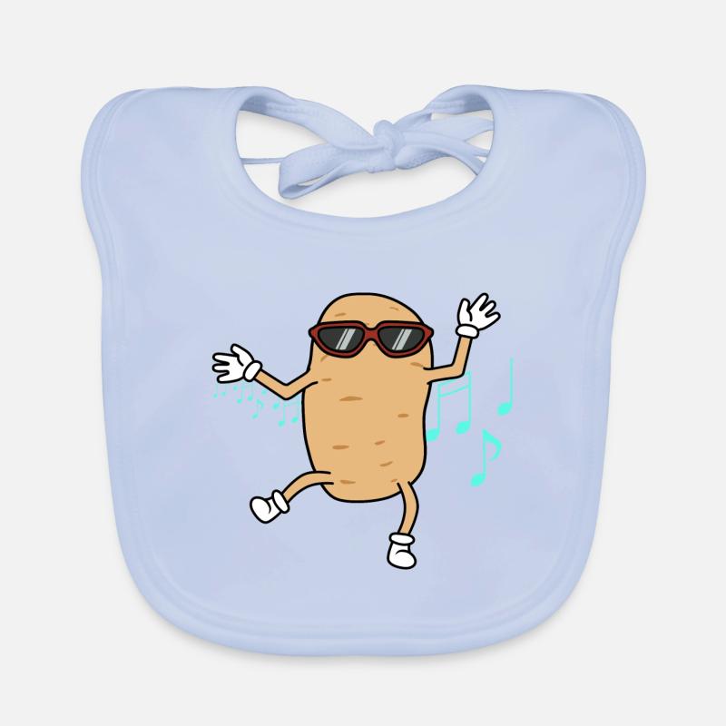 Patate dansante pour Hobby Chef Cute Vegetable Bavoir bio Bébé