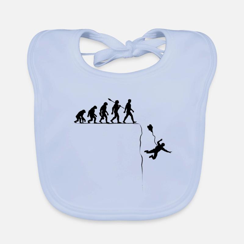 Evolution Base Jump Basejumper Extremsport Baby Bio-Lätzchen