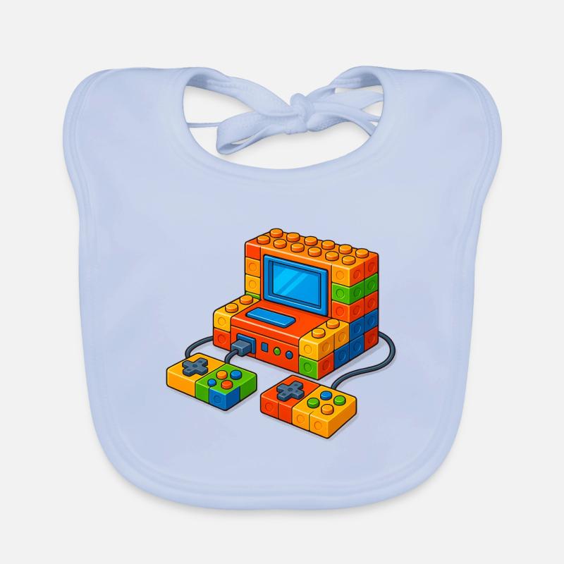 Master Builder Bloc de construction de briques Bavoir bio Bébé