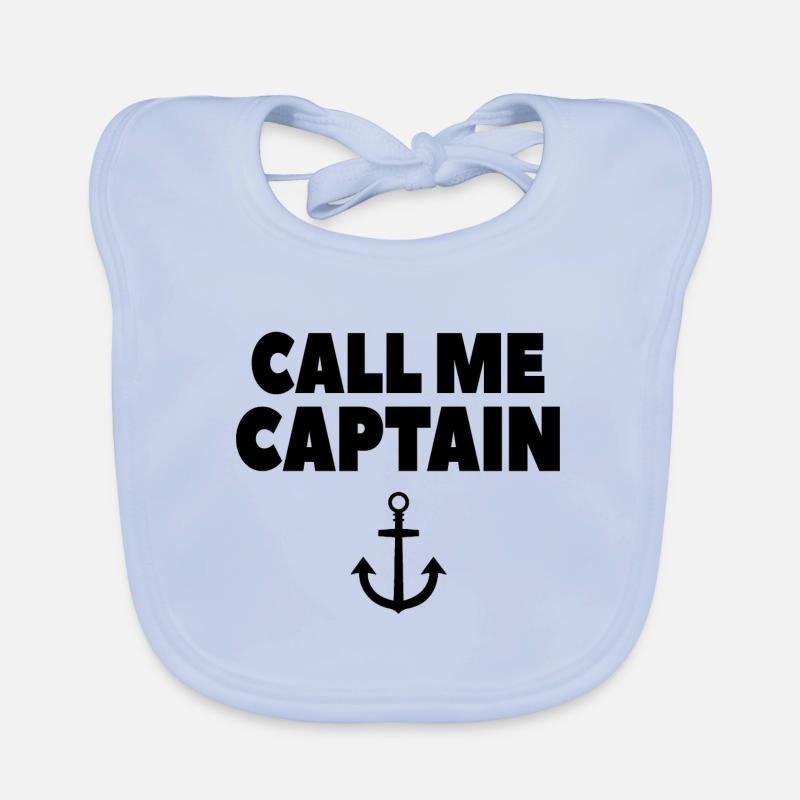 Bateau d'ancre de bateau de capitaine Bavoir bio Bébé
