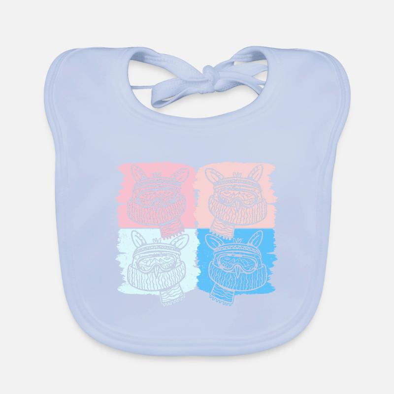 Congélation - Owl Froze Retro Bavoir bio Bébé