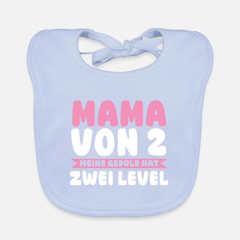 Maman de 2 enfants Bavoir bio Bébé