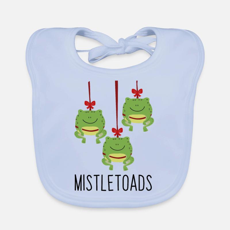 Mistletoads Organic Baby Bibs