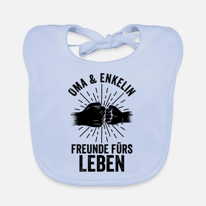 Großmutter Enkelin Oma Baby Bio-Lätzchen
