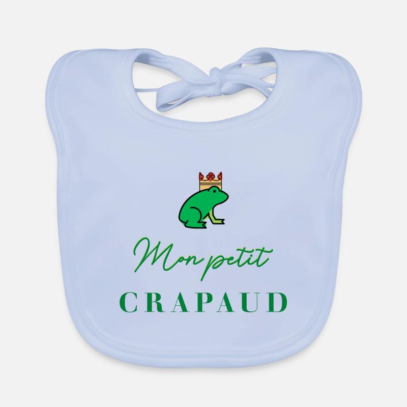 MY LITTLE TOAD GREEN Organic Baby Bibs