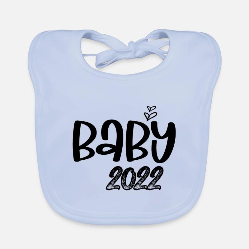 Bébé 2022 Grossesse Annonce Bébé Naissance Bavoir bio Bébé