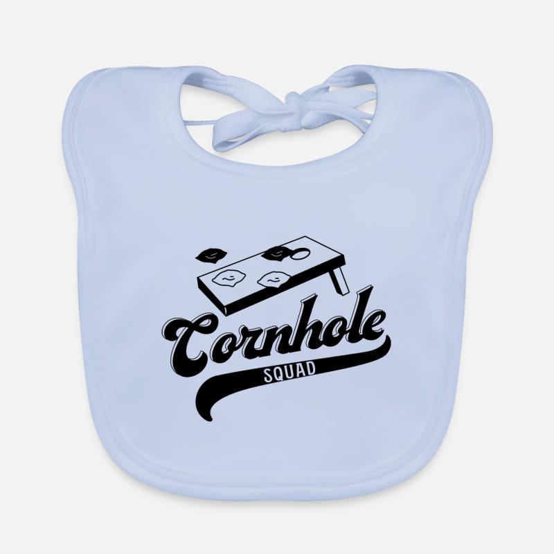 Citation ironique du lancer de sac de Cornhole Bavoir bio Bébé