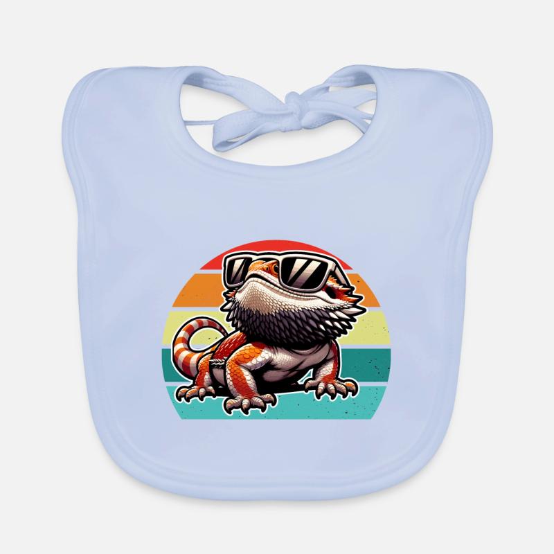 Bartagamen-Eidechse Baby Bio-Lätzchen