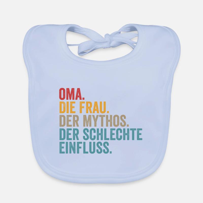 Großmutter Oma Baby Bio-Lätzchen