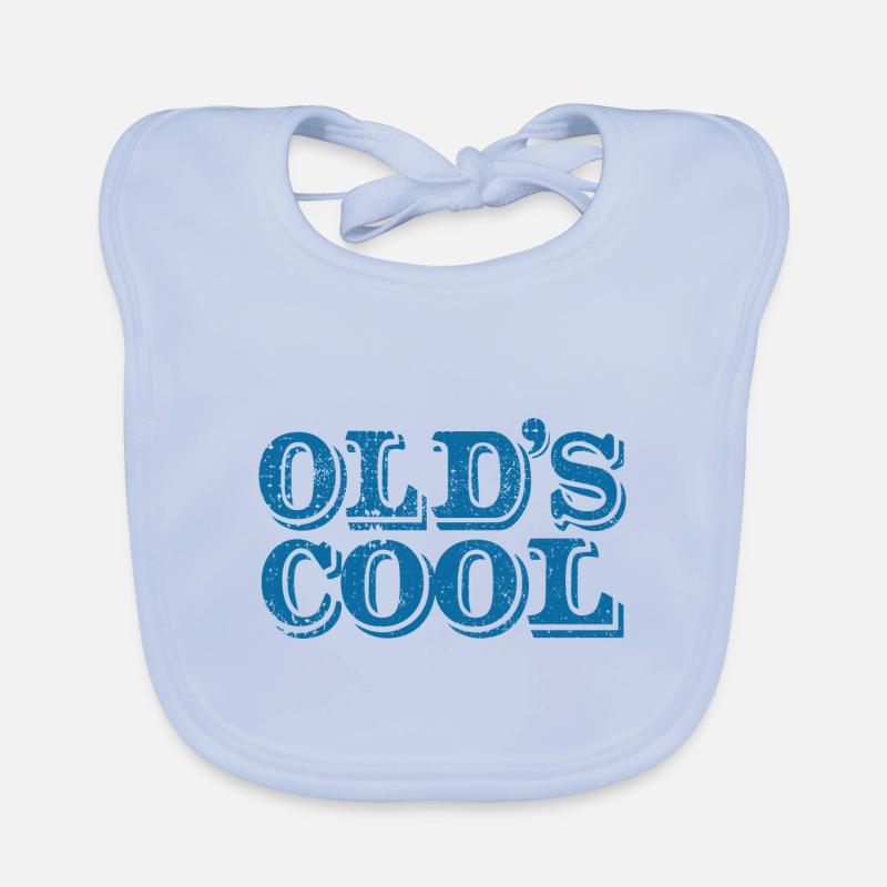 Old'S Cool - Oldschool - Formerly everything was better Organic Baby Bibs
