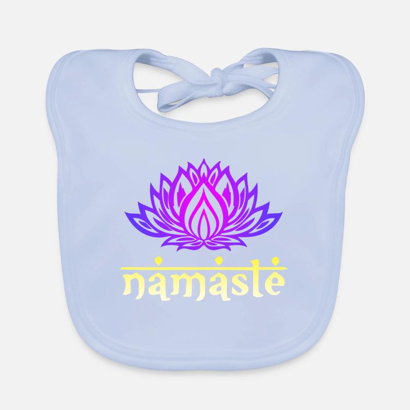 Namaste fleur de lotus Bavoir bio Bébé