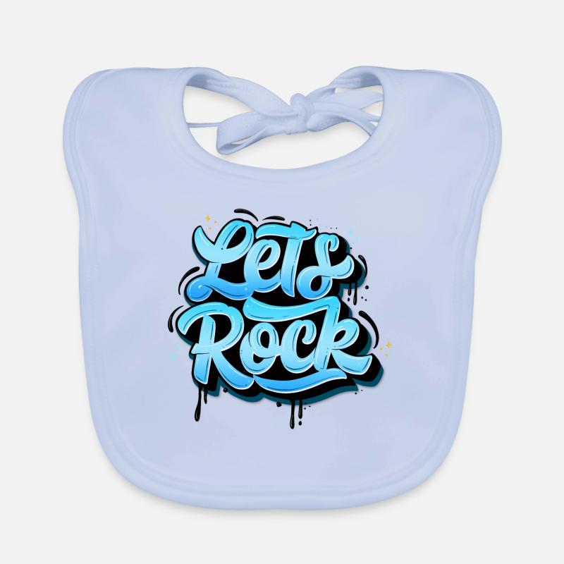Let's Rock Baby Bio-Lätzchen