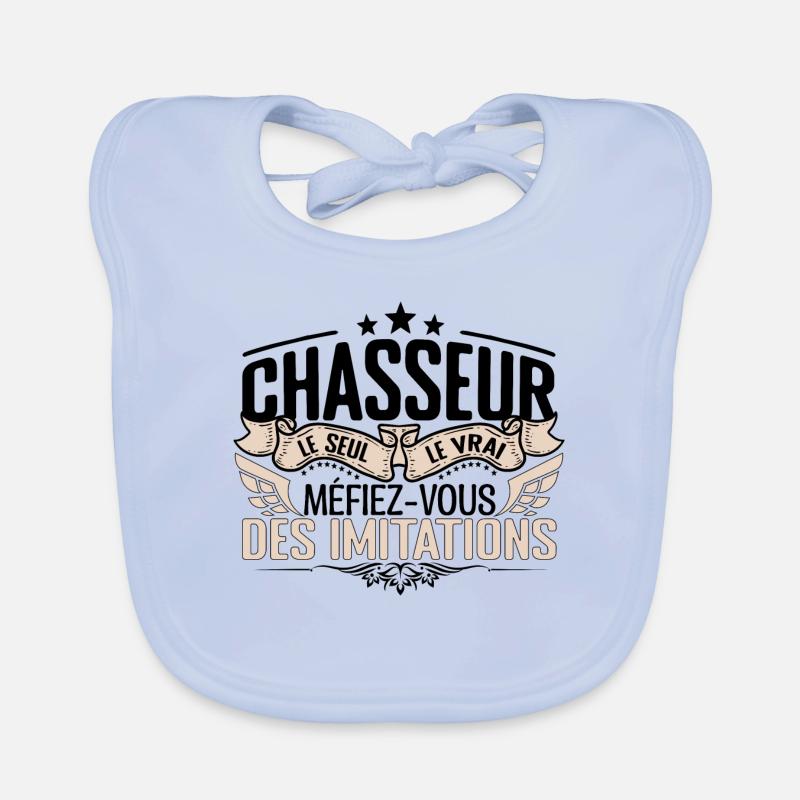 Chasseur cadeau Chasseur le vrai Chasseur Bavoir bio Bébé