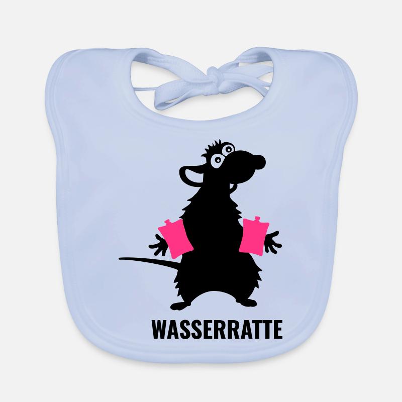 Wasserratte Baby Bio-Lätzchen