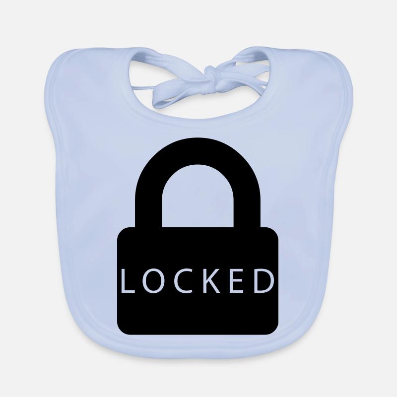 locked Baby Bio-Lätzchen