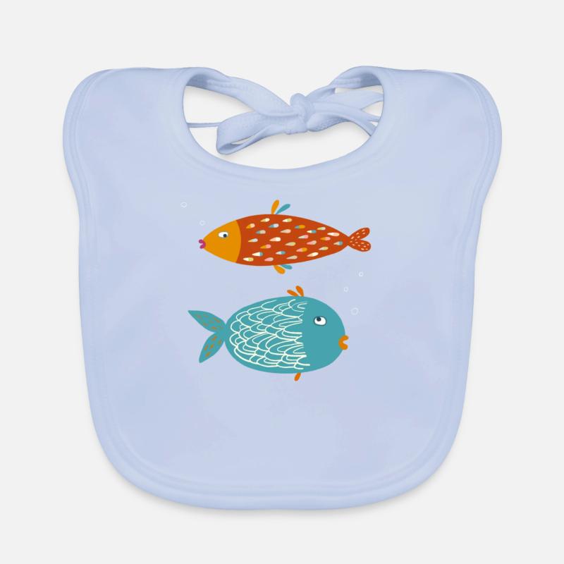 Poisson sarcastique Bavoir bio Bébé