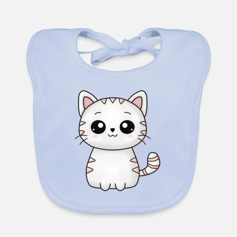 Kitty Organic Baby Bibs
