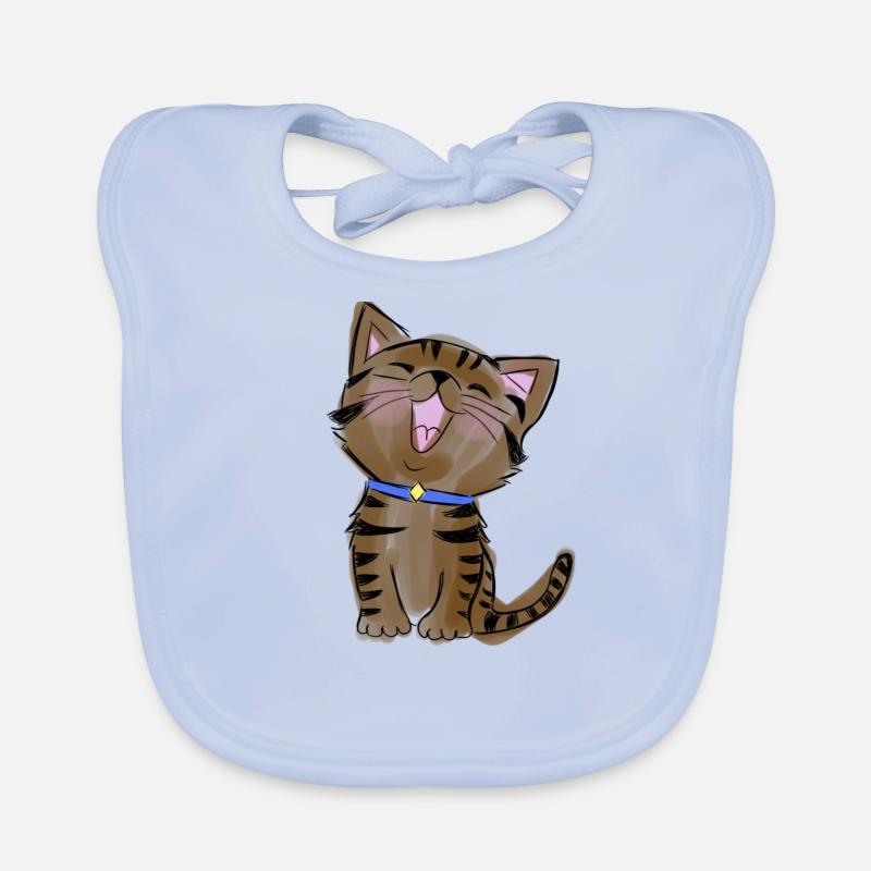 Kätzchen Baby Bio-Lätzchen