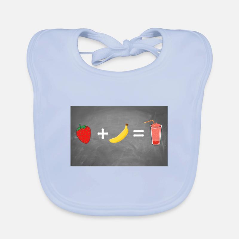 Von der Frucht in den Bauch Baby Bio-Lätzchen