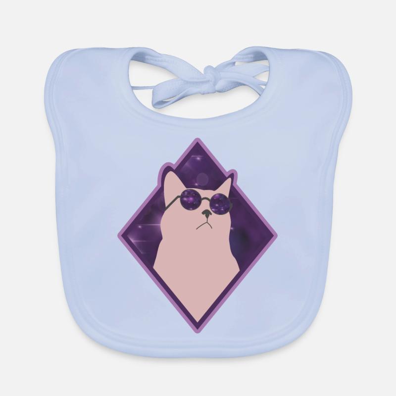 Chat Galaxy Bavoir bio Bébé