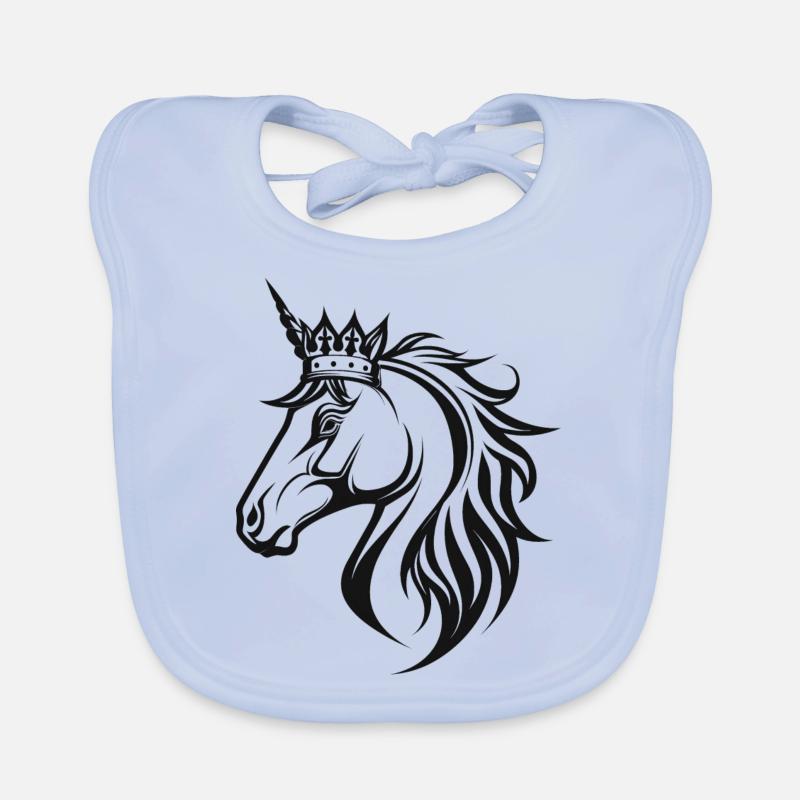 Thronfolger der Kontraste Baby Bio-Lätzchen