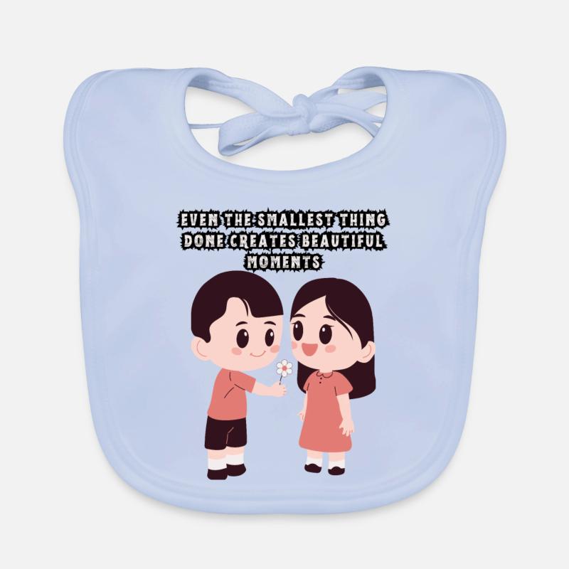 Amour de couple Bavoir bio Bébé