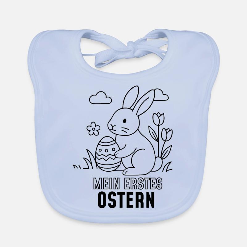 My first Easter Organic Baby Bibs