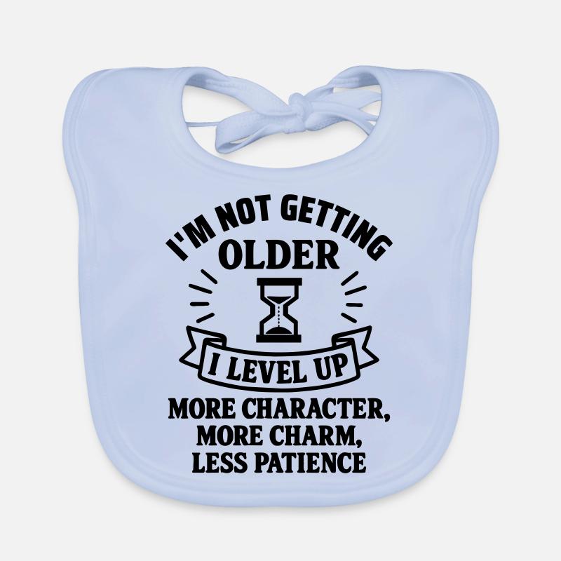 Ich werde nicht alt, Geburtstagsgeschenk,Humor Baby Bio-Lätzchen