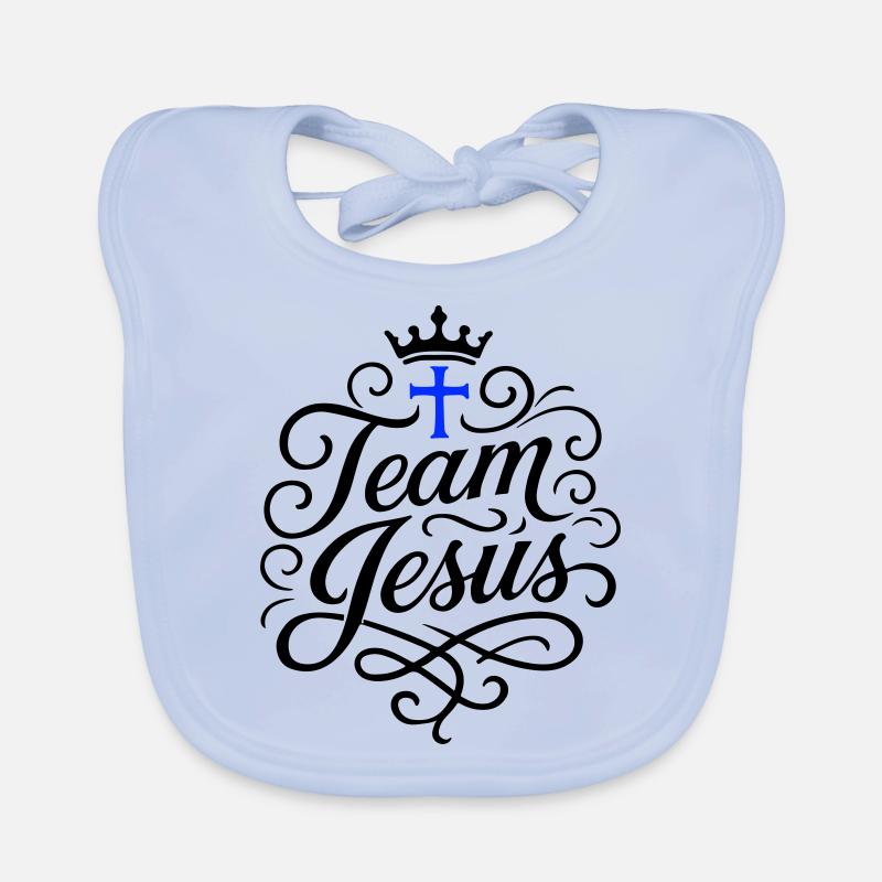 Équipe de la Croix de Jésus Bavoir bio Bébé