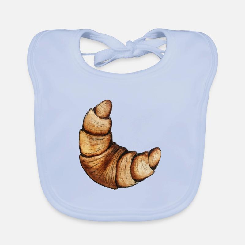 croissant Bavoir bio Bébé