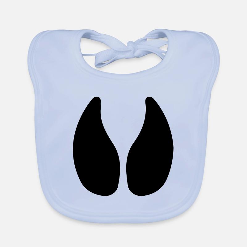 Empreinte de sabot vache étable étable Bavoir bio Bébé