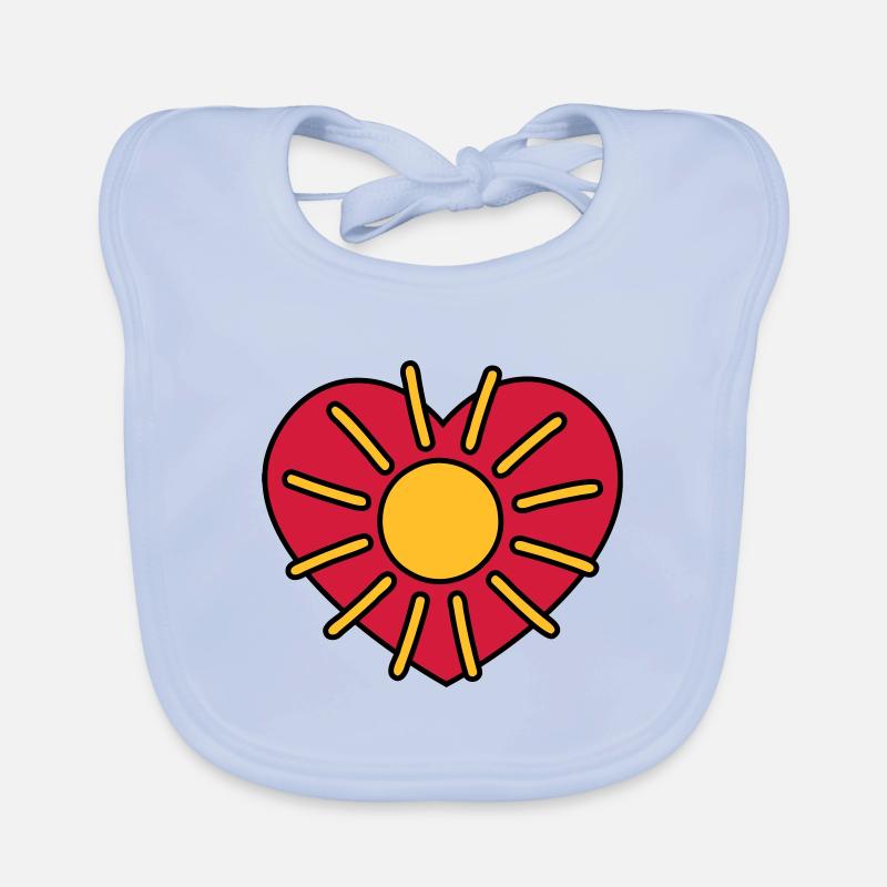 Soleil Soleil - sunshine - soleil Bavoir bio Bébé