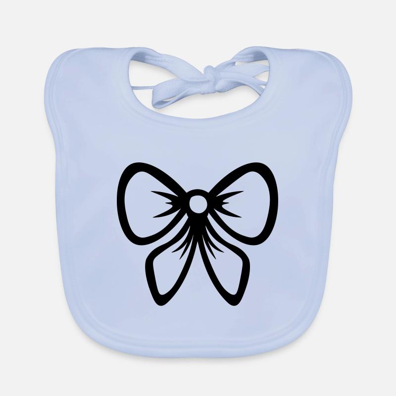 Geschenkschleife / gift bow / arc cadeau Baby Bio-Lätzchen