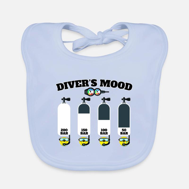 Scuba Diving Diver Diving Diver Scuba Organic Baby Bibs