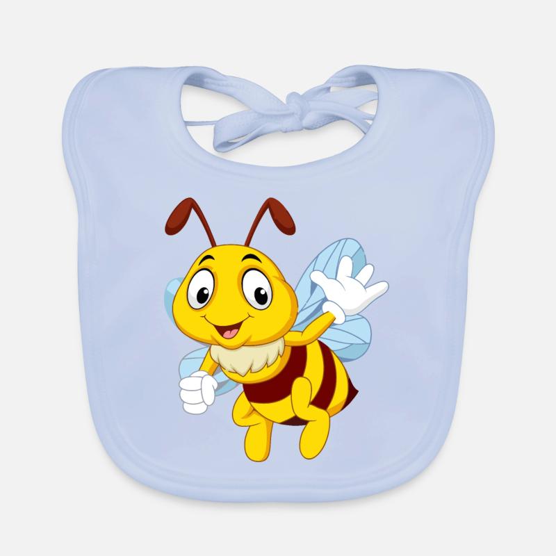 Bee beekeeper gift shirt Organic Baby Bibs