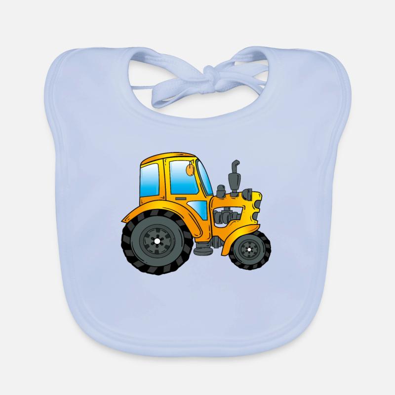 Traktor Baby Bio-Lätzchen