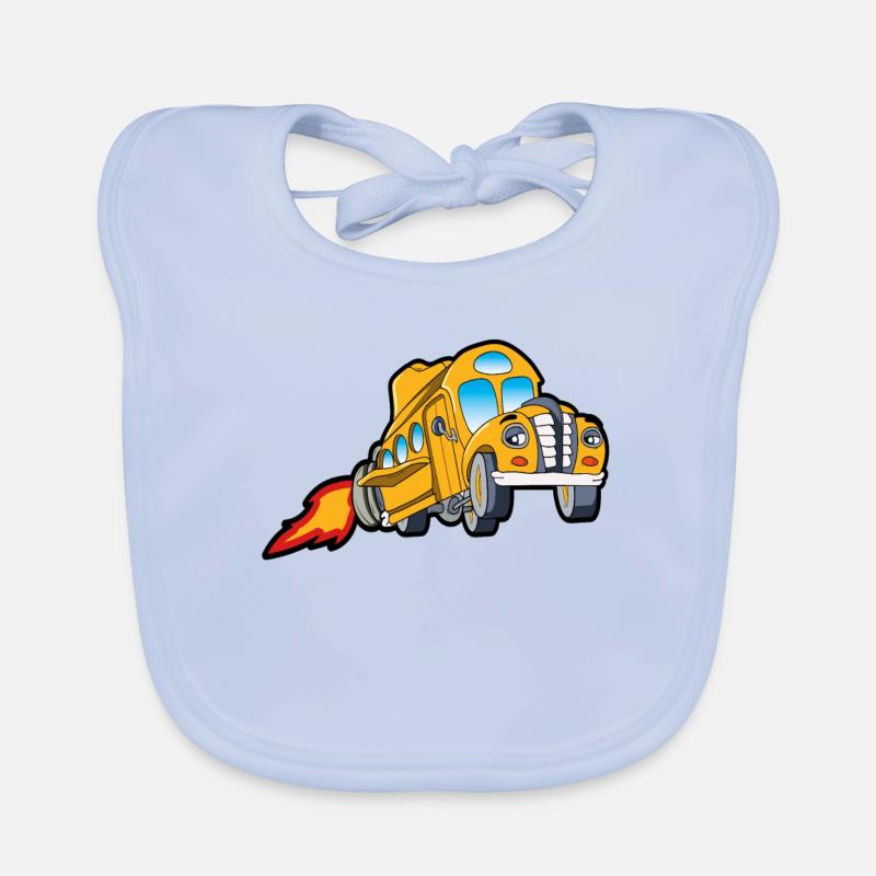 bus driver Organic Baby Bibs