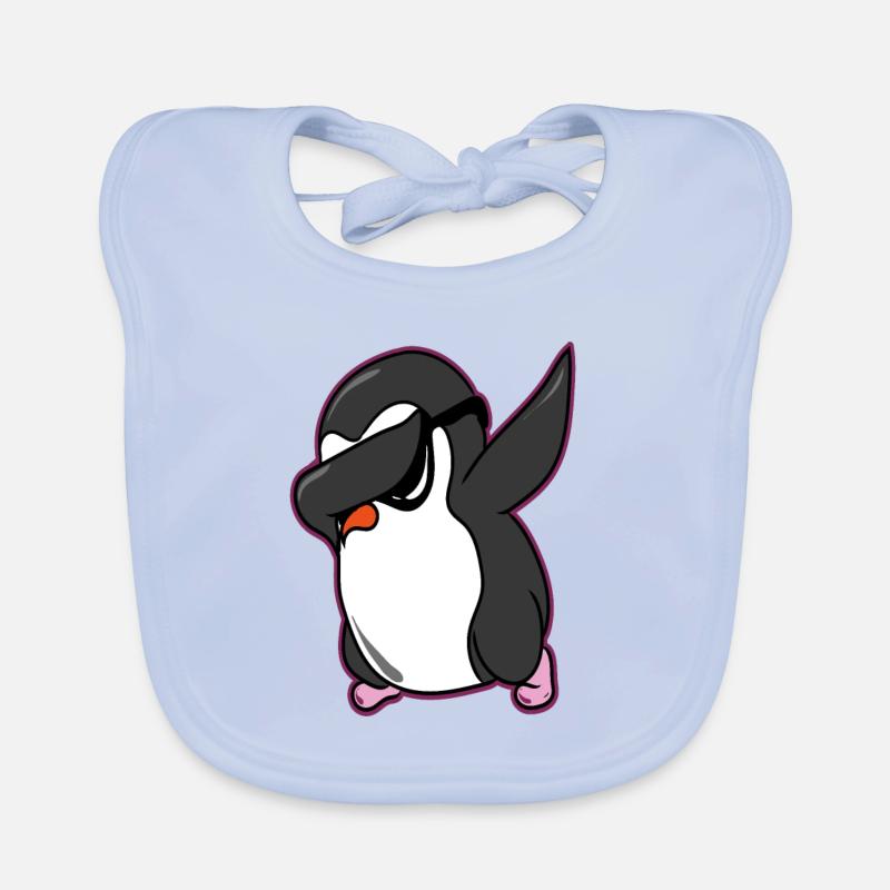 Pinguin Dab Dabbing Pinguin Baby Bio-Lätzchen