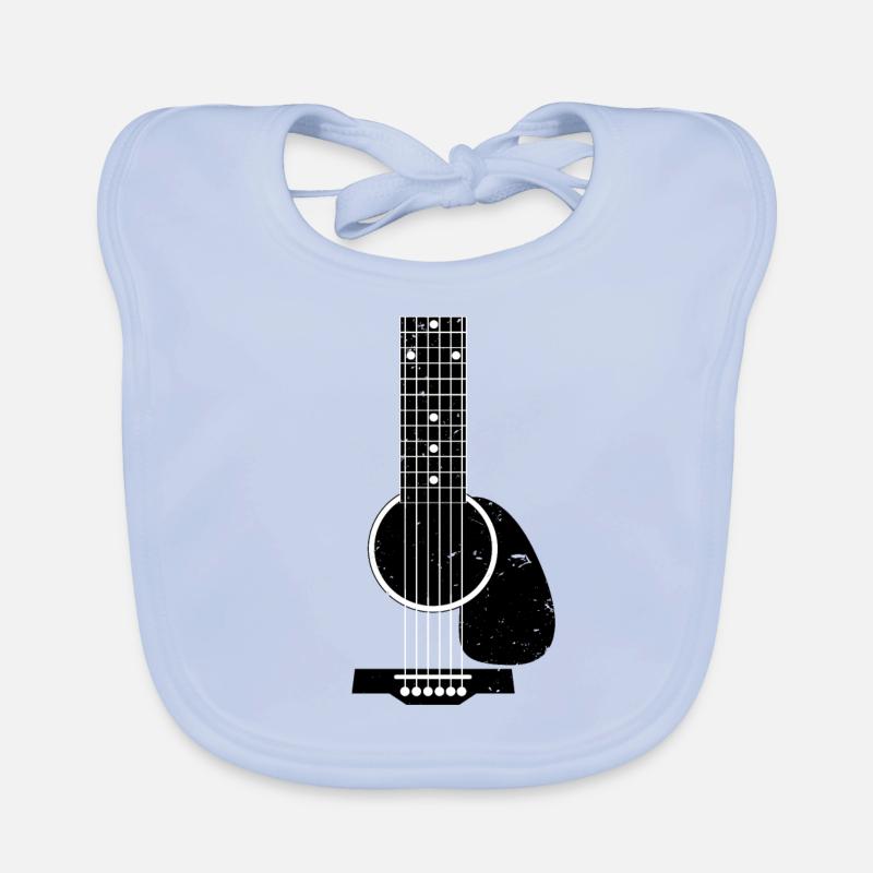 Guitar guitars gift Organic Baby Bibs