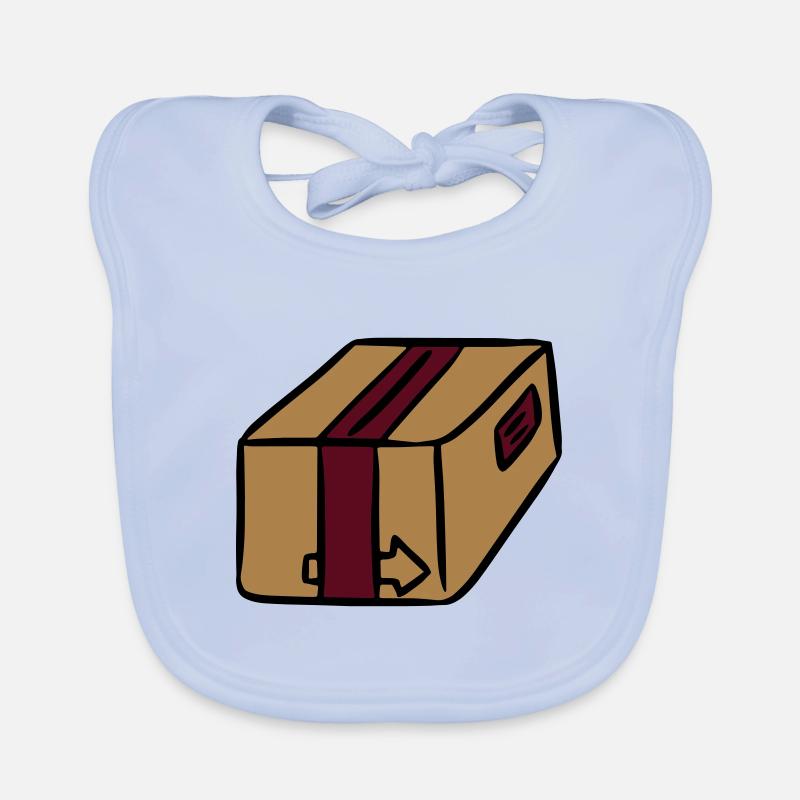 Package Delivery Shipment Delivery Parcel Messenger Post Organic Baby Bibs