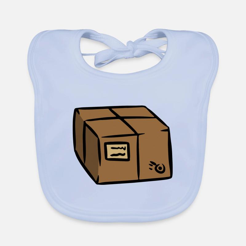 Package Delivery Package Messenger Gift Idea Organic Baby Bibs