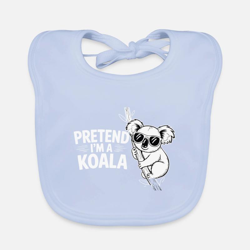 Faire semblant d’être un koala Bavoir bio Bébé
