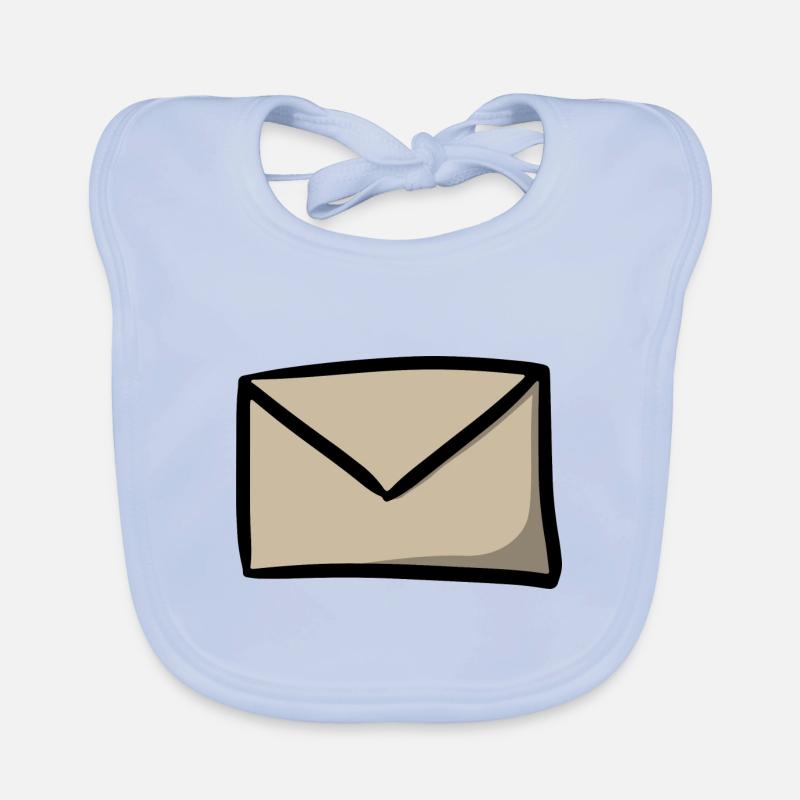 Briefsymbol Nachricht E-Mail Brief Sendung Baby Bio-Lätzchen