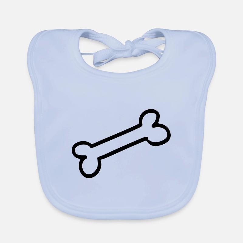 Dog bone Hundeknochen Geschenkidee gift idea Baby Bio-Lätzchen