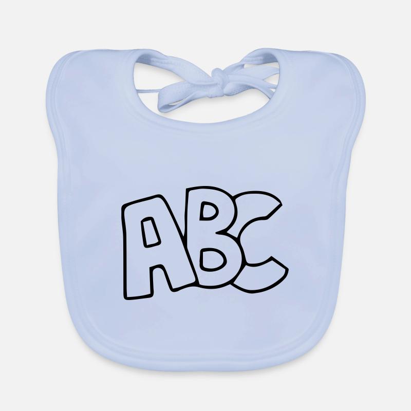 ABC Back to School First Graders Organic Baby Bibs